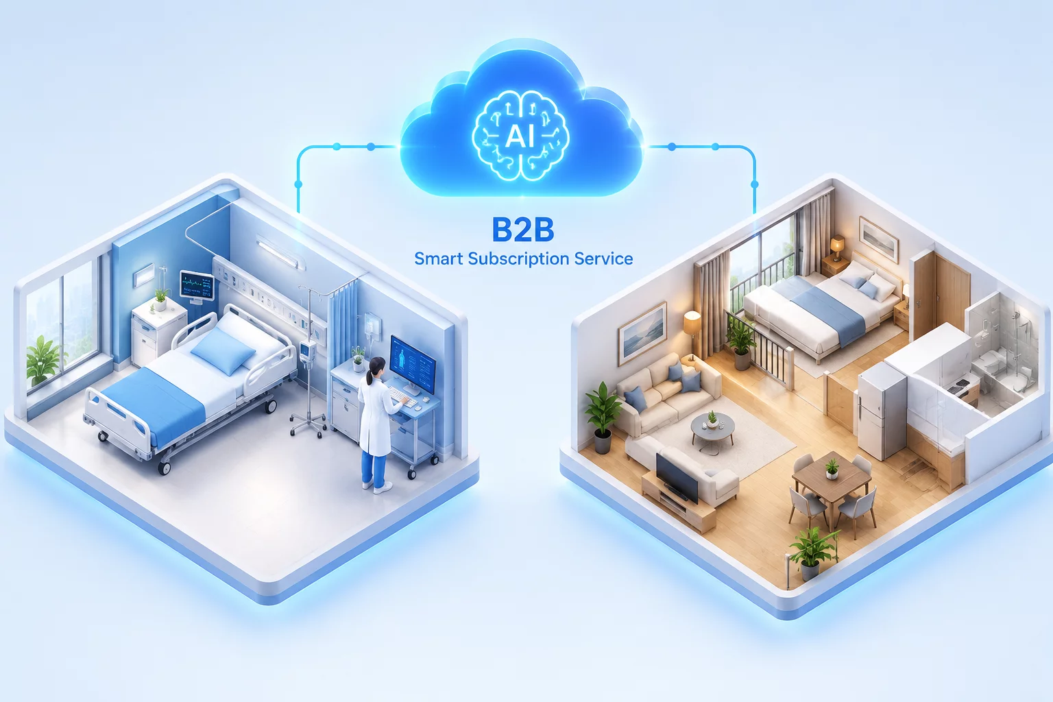 공공 단지를 위한 B2B AI 구독 서비스